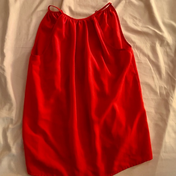 Cremieux Red Sleeveless Top XS - Picture 3 of 3